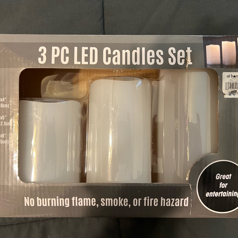 3pc LED candles